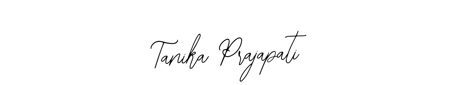 You should practise on your own different ways (Bearetta-2O07w) to write your name (Tanika Prajapati) in signature. don't let someone else do it for you. Tanika Prajapati signature style 12 images and pictures png