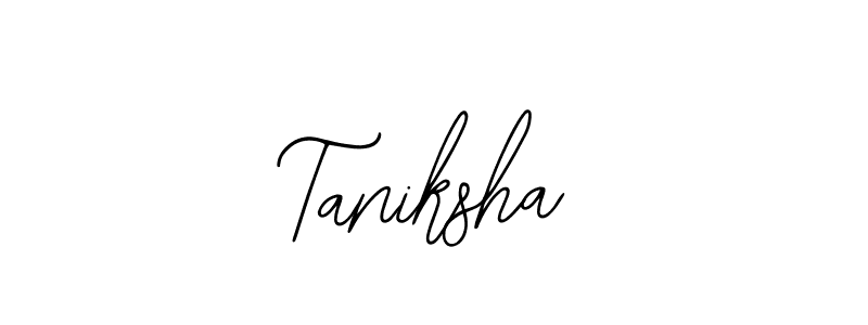 Use a signature maker to create a handwritten signature online. With this signature software, you can design (Bearetta-2O07w) your own signature for name Taniksha. Taniksha signature style 12 images and pictures png