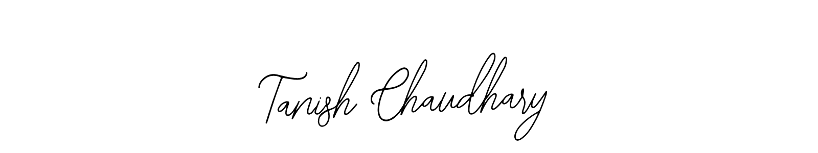 How to make Tanish Chaudhary name signature. Use Bearetta-2O07w style for creating short signs online. This is the latest handwritten sign. Tanish Chaudhary signature style 12 images and pictures png