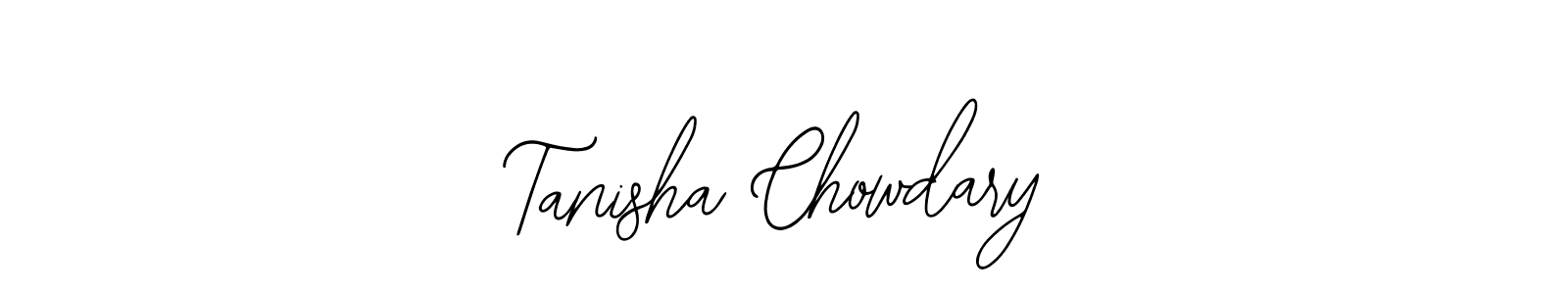 Also You can easily find your signature by using the search form. We will create Tanisha Chowdary name handwritten signature images for you free of cost using Bearetta-2O07w sign style. Tanisha Chowdary signature style 12 images and pictures png