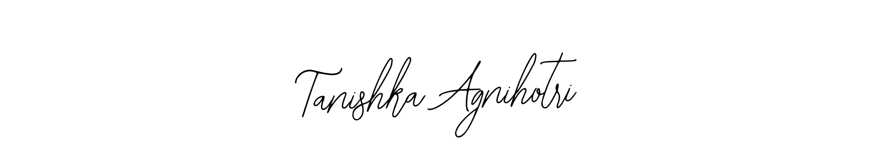 How to make Tanishka Agnihotri signature? Bearetta-2O07w is a professional autograph style. Create handwritten signature for Tanishka Agnihotri name. Tanishka Agnihotri signature style 12 images and pictures png
