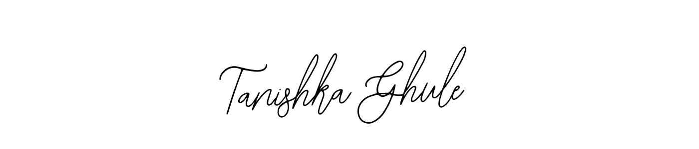 Use a signature maker to create a handwritten signature online. With this signature software, you can design (Bearetta-2O07w) your own signature for name Tanishka Ghule. Tanishka Ghule signature style 12 images and pictures png