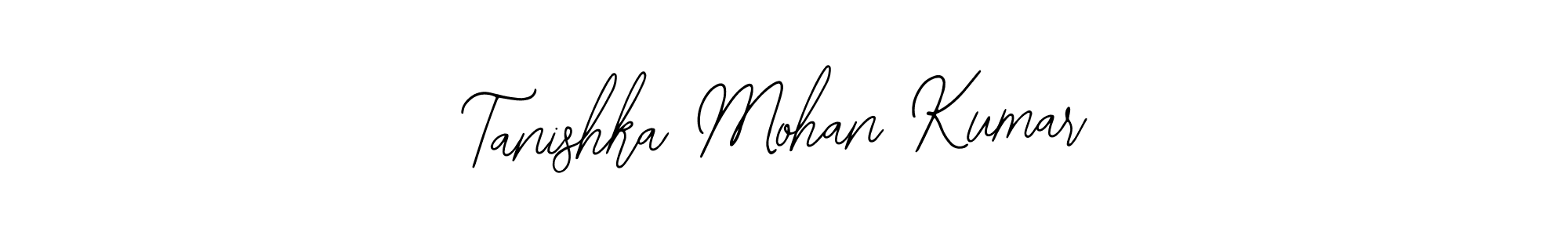 Create a beautiful signature design for name Tanishka Mohan Kumar. With this signature (Bearetta-2O07w) fonts, you can make a handwritten signature for free. Tanishka Mohan Kumar signature style 12 images and pictures png