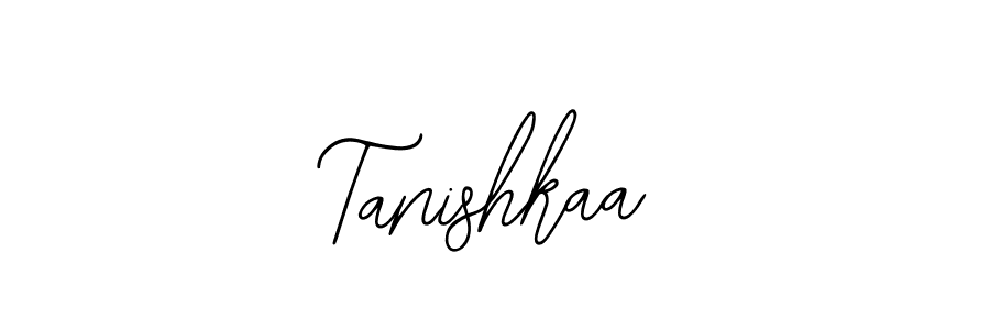 Use a signature maker to create a handwritten signature online. With this signature software, you can design (Bearetta-2O07w) your own signature for name Tanishkaa. Tanishkaa signature style 12 images and pictures png