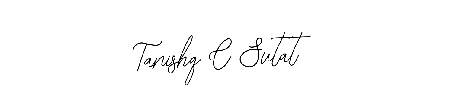 Create a beautiful signature design for name Tanishq C Sutat. With this signature (Bearetta-2O07w) fonts, you can make a handwritten signature for free. Tanishq C Sutat signature style 12 images and pictures png