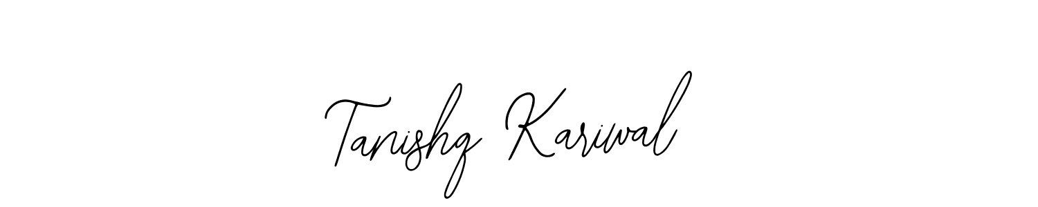 How to make Tanishq Kariwal name signature. Use Bearetta-2O07w style for creating short signs online. This is the latest handwritten sign. Tanishq Kariwal signature style 12 images and pictures png