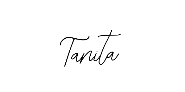 Use a signature maker to create a handwritten signature online. With this signature software, you can design (Bearetta-2O07w) your own signature for name Tanita. Tanita signature style 12 images and pictures png