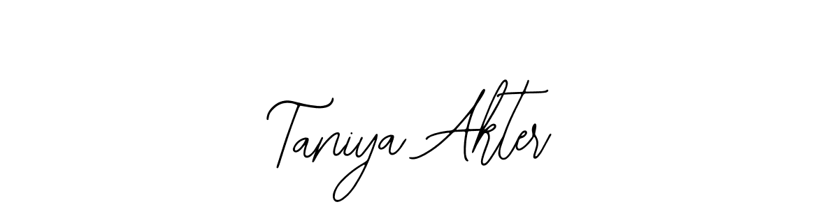 if you are searching for the best signature style for your name Taniya Akter. so please give up your signature search. here we have designed multiple signature styles  using Bearetta-2O07w. Taniya Akter signature style 12 images and pictures png