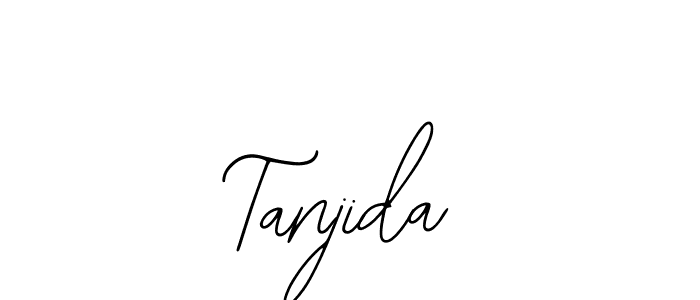 You should practise on your own different ways (Bearetta-2O07w) to write your name (Tanjida) in signature. don't let someone else do it for you. Tanjida signature style 12 images and pictures png