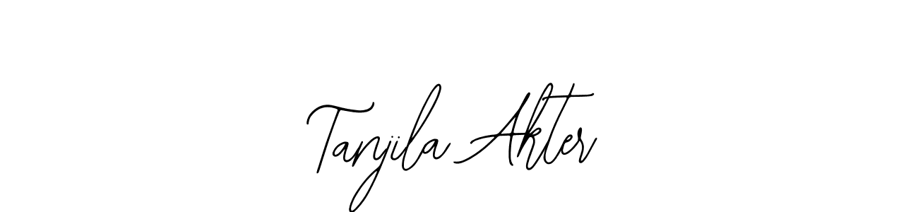 It looks lik you need a new signature style for name Tanjila Akter. Design unique handwritten (Bearetta-2O07w) signature with our free signature maker in just a few clicks. Tanjila Akter signature style 12 images and pictures png