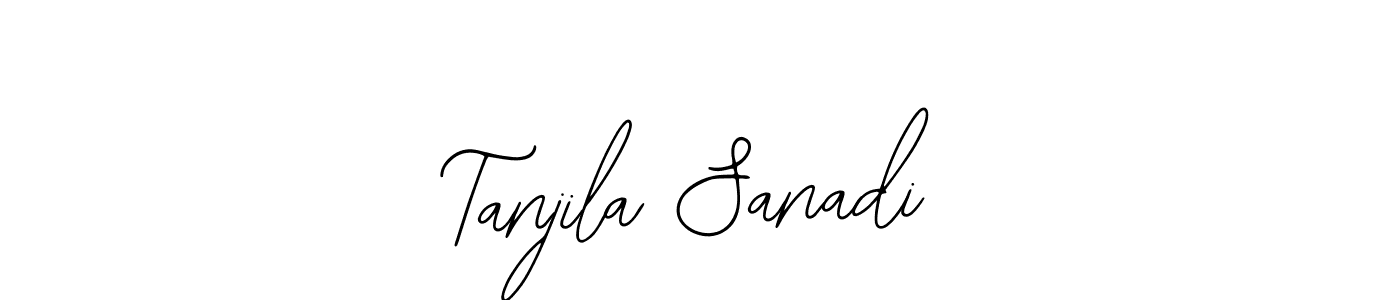 Also You can easily find your signature by using the search form. We will create Tanjila Sanadi name handwritten signature images for you free of cost using Bearetta-2O07w sign style. Tanjila Sanadi signature style 12 images and pictures png