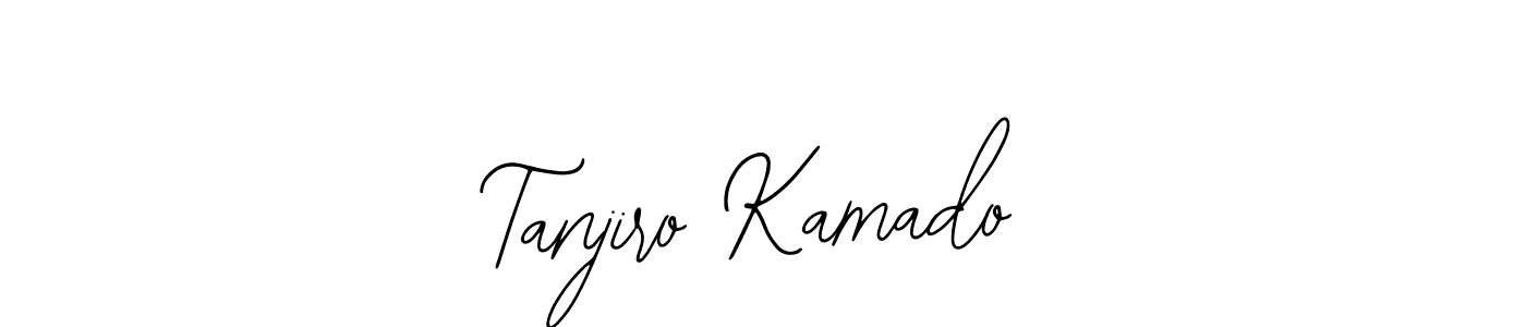 You should practise on your own different ways (Bearetta-2O07w) to write your name (Tanjiro Kamado) in signature. don't let someone else do it for you. Tanjiro Kamado signature style 12 images and pictures png