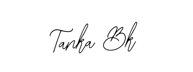 How to make Tanka Bk signature? Bearetta-2O07w is a professional autograph style. Create handwritten signature for Tanka Bk name. Tanka Bk signature style 12 images and pictures png