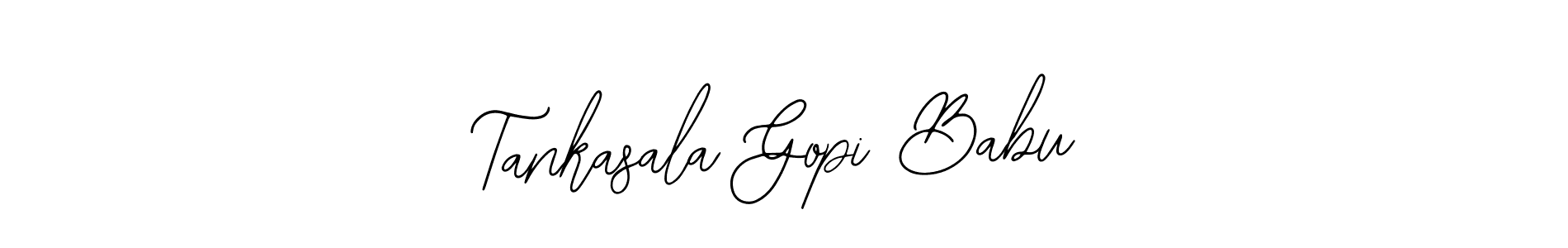 Use a signature maker to create a handwritten signature online. With this signature software, you can design (Bearetta-2O07w) your own signature for name Tankasala Gopi Babu. Tankasala Gopi Babu signature style 12 images and pictures png