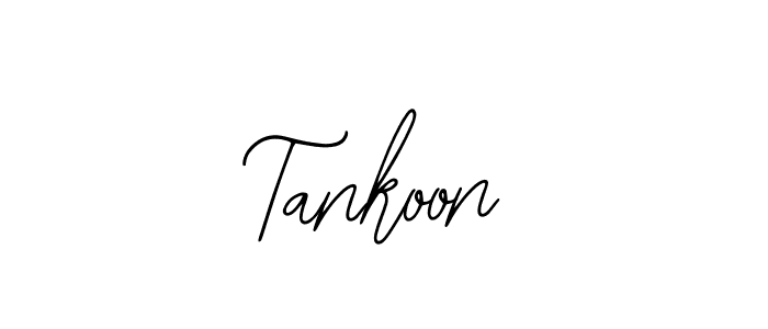 You should practise on your own different ways (Bearetta-2O07w) to write your name (Tankoon) in signature. don't let someone else do it for you. Tankoon signature style 12 images and pictures png
