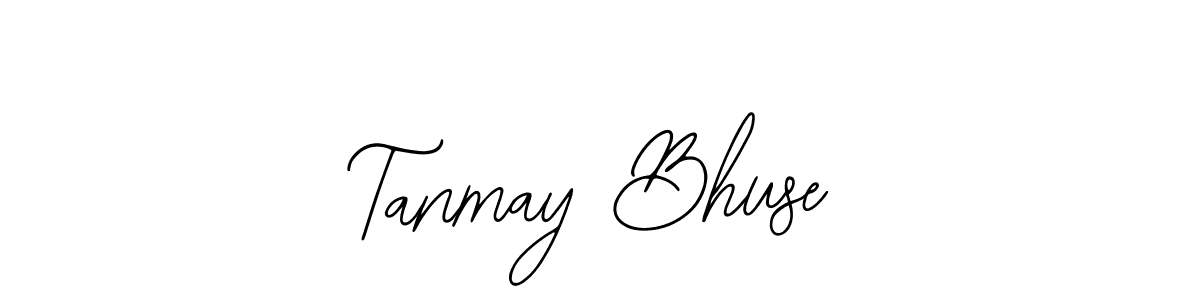 How to make Tanmay Bhuse name signature. Use Bearetta-2O07w style for creating short signs online. This is the latest handwritten sign. Tanmay Bhuse signature style 12 images and pictures png