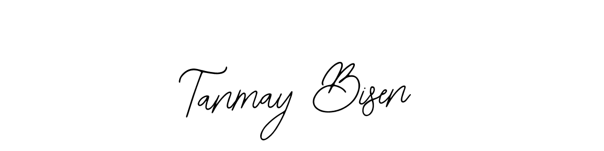 You should practise on your own different ways (Bearetta-2O07w) to write your name (Tanmay Bisen) in signature. don't let someone else do it for you. Tanmay Bisen signature style 12 images and pictures png