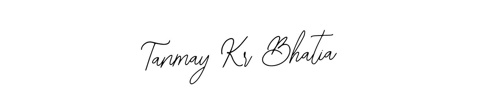 Similarly Bearetta-2O07w is the best handwritten signature design. Signature creator online .You can use it as an online autograph creator for name Tanmay Kr Bhatia. Tanmay Kr Bhatia signature style 12 images and pictures png