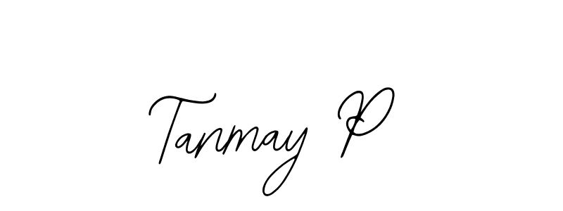 You should practise on your own different ways (Bearetta-2O07w) to write your name (Tanmay P) in signature. don't let someone else do it for you. Tanmay P signature style 12 images and pictures png