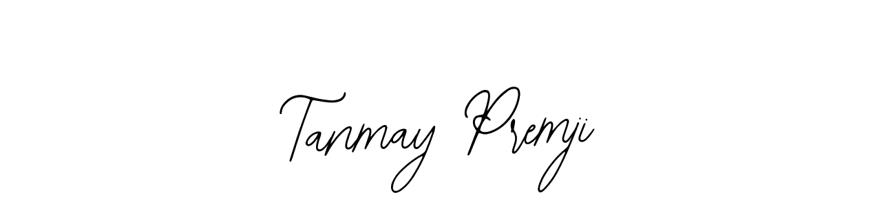 How to make Tanmay Premji name signature. Use Bearetta-2O07w style for creating short signs online. This is the latest handwritten sign. Tanmay Premji signature style 12 images and pictures png