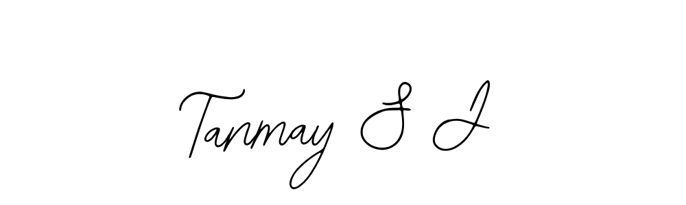 The best way (Bearetta-2O07w) to make a short signature is to pick only two or three words in your name. The name Tanmay S J include a total of six letters. For converting this name. Tanmay S J signature style 12 images and pictures png