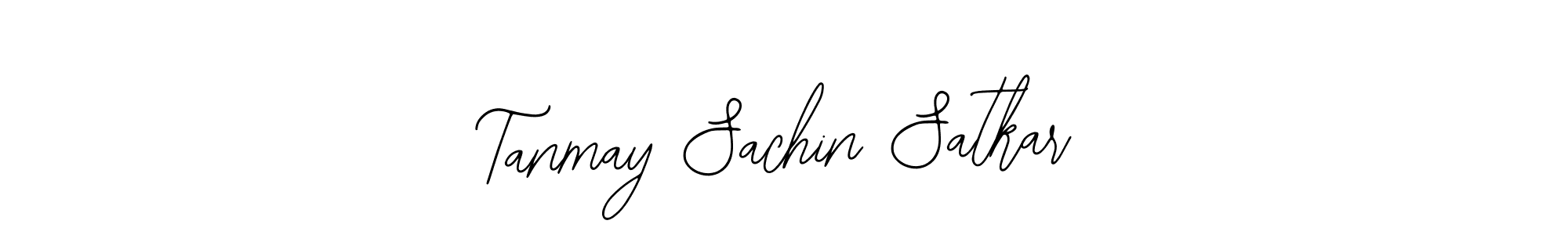 You should practise on your own different ways (Bearetta-2O07w) to write your name (Tanmay Sachin Satkar) in signature. don't let someone else do it for you. Tanmay Sachin Satkar signature style 12 images and pictures png
