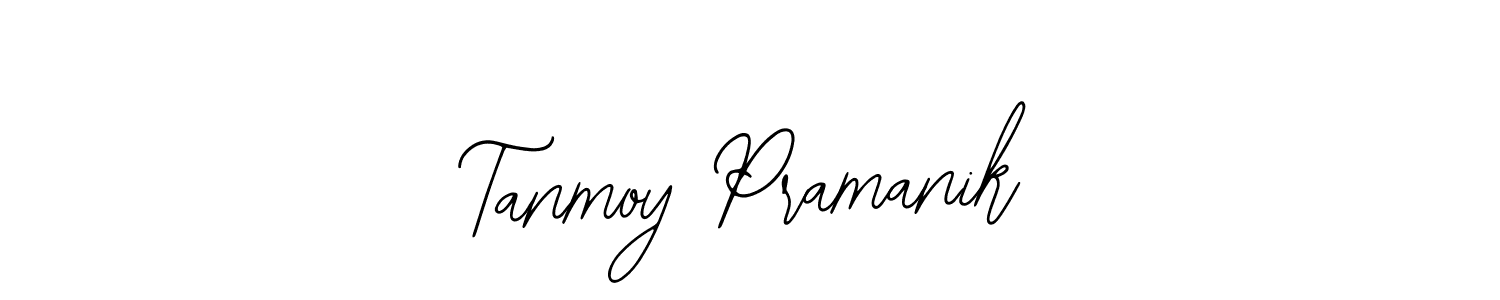 Use a signature maker to create a handwritten signature online. With this signature software, you can design (Bearetta-2O07w) your own signature for name Tanmoy Pramanik. Tanmoy Pramanik signature style 12 images and pictures png