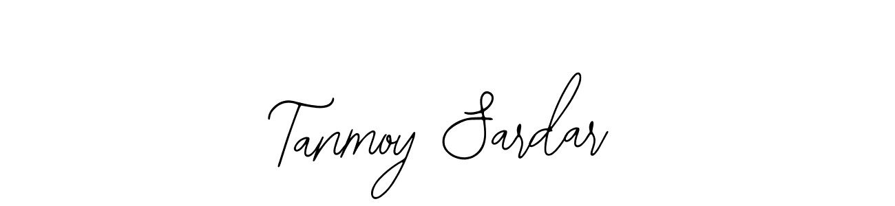 How to make Tanmoy Sardar name signature. Use Bearetta-2O07w style for creating short signs online. This is the latest handwritten sign. Tanmoy Sardar signature style 12 images and pictures png