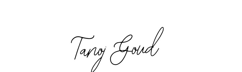 How to Draw Tanoj Goud signature style? Bearetta-2O07w is a latest design signature styles for name Tanoj Goud. Tanoj Goud signature style 12 images and pictures png