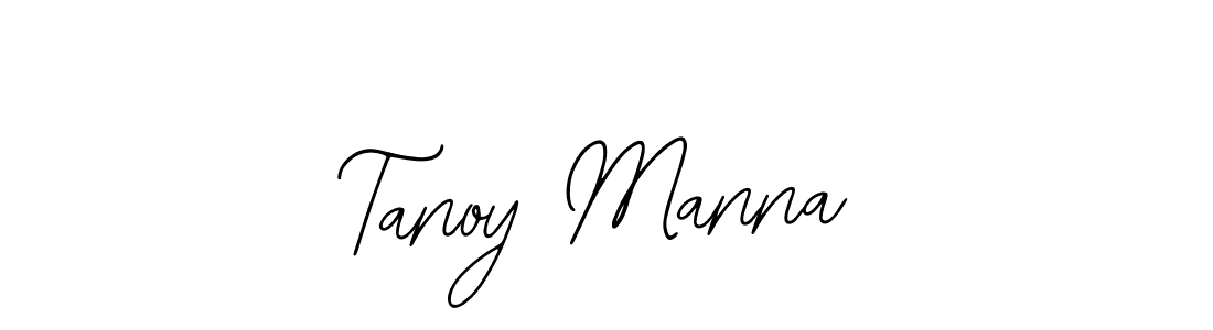 How to make Tanoy Manna name signature. Use Bearetta-2O07w style for creating short signs online. This is the latest handwritten sign. Tanoy Manna signature style 12 images and pictures png