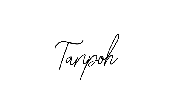 The best way (Bearetta-2O07w) to make a short signature is to pick only two or three words in your name. The name Tanpoh include a total of six letters. For converting this name. Tanpoh signature style 12 images and pictures png
