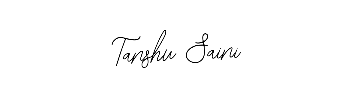 The best way (Bearetta-2O07w) to make a short signature is to pick only two or three words in your name. The name Tanshu Saini include a total of six letters. For converting this name. Tanshu Saini signature style 12 images and pictures png