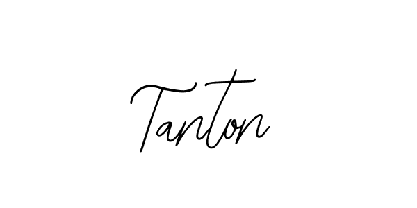You should practise on your own different ways (Bearetta-2O07w) to write your name (Tanton) in signature. don't let someone else do it for you. Tanton signature style 12 images and pictures png