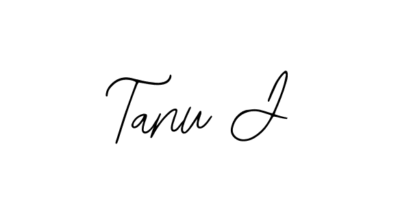 How to Draw Tanu J signature style? Bearetta-2O07w is a latest design signature styles for name Tanu J. Tanu J signature style 12 images and pictures png