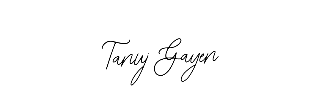 Also we have Tanuj Gayen name is the best signature style. Create professional handwritten signature collection using Bearetta-2O07w autograph style. Tanuj Gayen signature style 12 images and pictures png