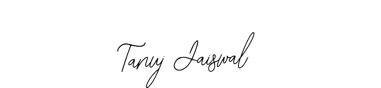 The best way (Bearetta-2O07w) to make a short signature is to pick only two or three words in your name. The name Tanuj Jaiswal include a total of six letters. For converting this name. Tanuj Jaiswal signature style 12 images and pictures png