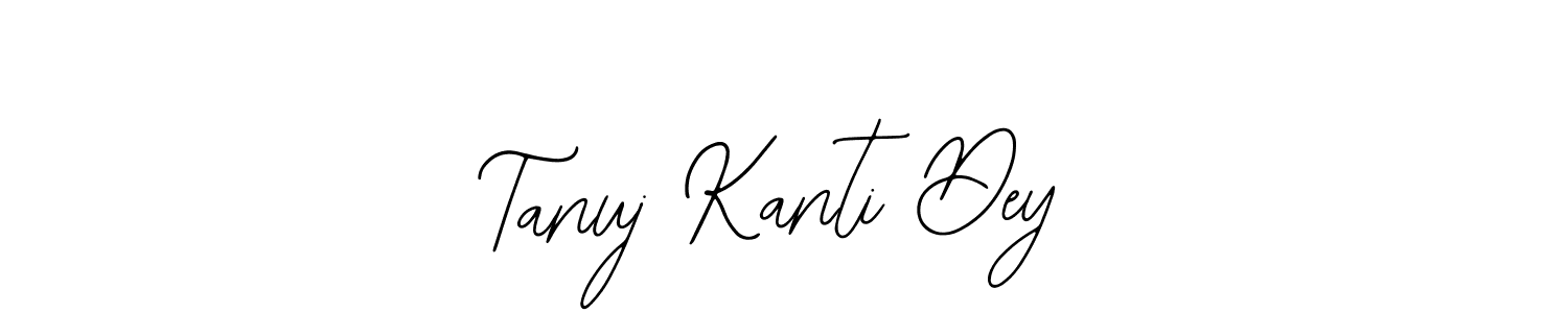 You should practise on your own different ways (Bearetta-2O07w) to write your name (Tanuj Kanti Dey) in signature. don't let someone else do it for you. Tanuj Kanti Dey signature style 12 images and pictures png