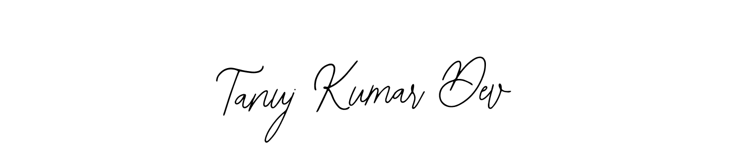 How to make Tanuj Kumar Dev name signature. Use Bearetta-2O07w style for creating short signs online. This is the latest handwritten sign. Tanuj Kumar Dev signature style 12 images and pictures png