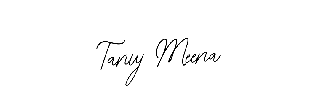 How to make Tanuj Meena signature? Bearetta-2O07w is a professional autograph style. Create handwritten signature for Tanuj Meena name. Tanuj Meena signature style 12 images and pictures png