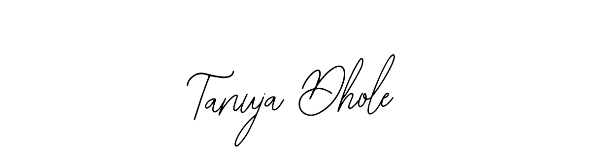 Also You can easily find your signature by using the search form. We will create Tanuja Dhole name handwritten signature images for you free of cost using Bearetta-2O07w sign style. Tanuja Dhole signature style 12 images and pictures png