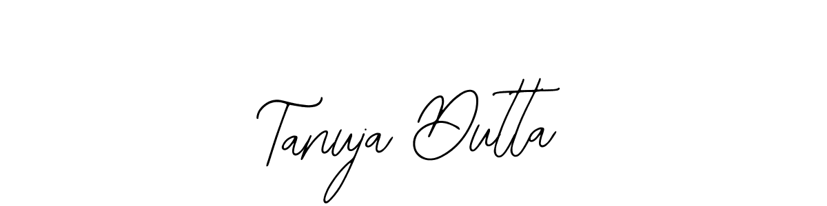Create a beautiful signature design for name Tanuja Dutta. With this signature (Bearetta-2O07w) fonts, you can make a handwritten signature for free. Tanuja Dutta signature style 12 images and pictures png