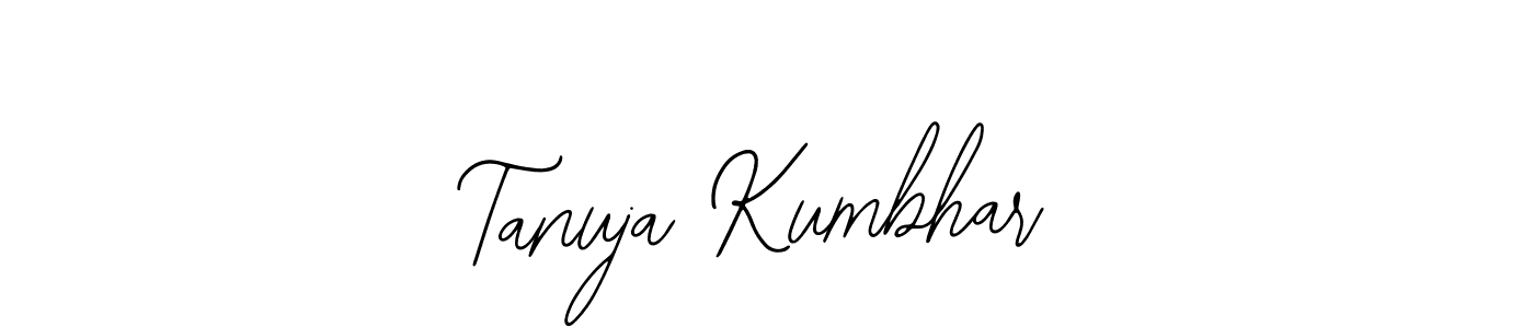 Bearetta-2O07w is a professional signature style that is perfect for those who want to add a touch of class to their signature. It is also a great choice for those who want to make their signature more unique. Get Tanuja Kumbhar name to fancy signature for free. Tanuja Kumbhar signature style 12 images and pictures png