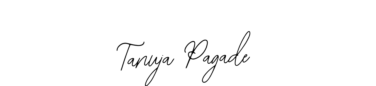 Make a beautiful signature design for name Tanuja Pagade. Use this online signature maker to create a handwritten signature for free. Tanuja Pagade signature style 12 images and pictures png