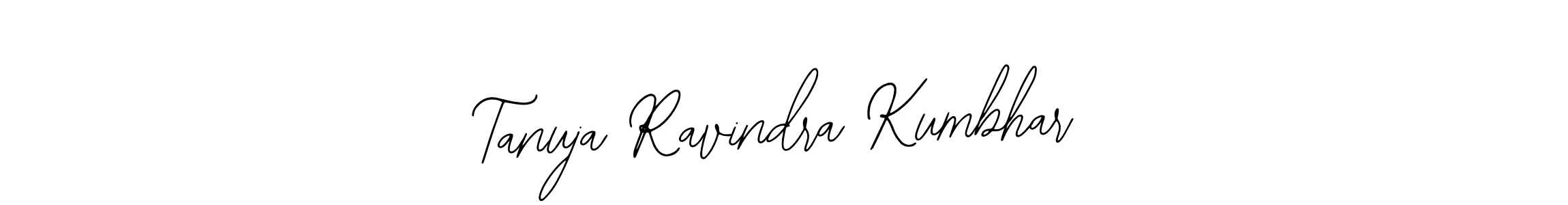 if you are searching for the best signature style for your name Tanuja Ravindra Kumbhar. so please give up your signature search. here we have designed multiple signature styles  using Bearetta-2O07w. Tanuja Ravindra Kumbhar signature style 12 images and pictures png