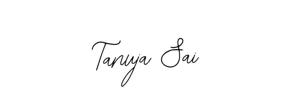 if you are searching for the best signature style for your name Tanuja Sai. so please give up your signature search. here we have designed multiple signature styles  using Bearetta-2O07w. Tanuja Sai signature style 12 images and pictures png