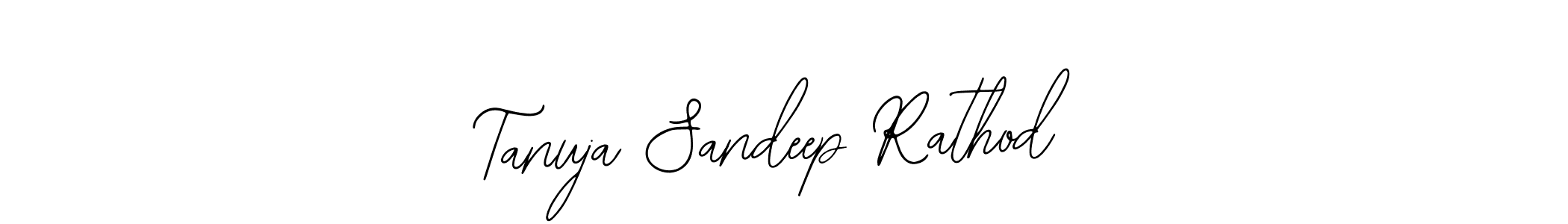 Make a beautiful signature design for name Tanuja Sandeep Rathod. Use this online signature maker to create a handwritten signature for free. Tanuja Sandeep Rathod signature style 12 images and pictures png