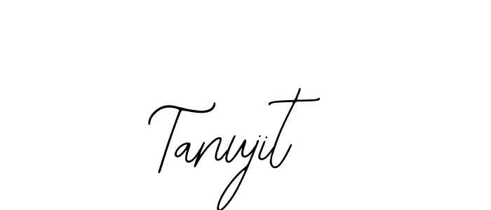 The best way (Bearetta-2O07w) to make a short signature is to pick only two or three words in your name. The name Tanujit include a total of six letters. For converting this name. Tanujit signature style 12 images and pictures png