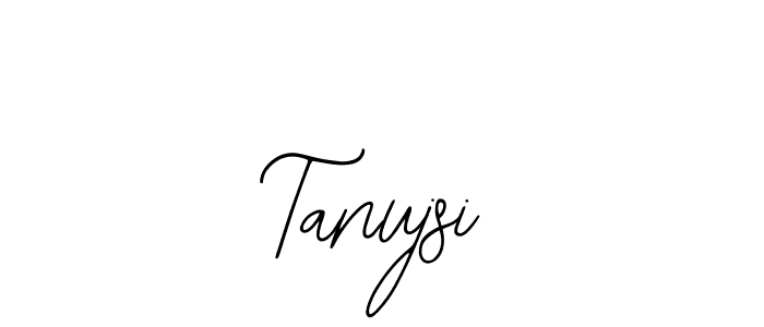 The best way (Bearetta-2O07w) to make a short signature is to pick only two or three words in your name. The name Tanujsi include a total of six letters. For converting this name. Tanujsi signature style 12 images and pictures png