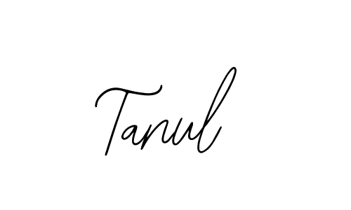 Use a signature maker to create a handwritten signature online. With this signature software, you can design (Bearetta-2O07w) your own signature for name Tanul. Tanul signature style 12 images and pictures png