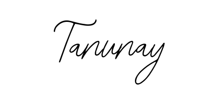 A modern signature idea for name Tanunay using Bearetta-2O07w font. Clean strokes and elegant curves make it stand out instantly. Tanunay signature style 12 images and pictures png